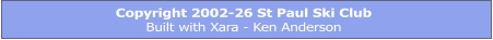 Copyright 2002-26 St Paul Ski Club Built with Xara - Ken Anderson